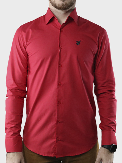 Imagem de Camisa Social Masculina Athletico Paranaense - Vermelha