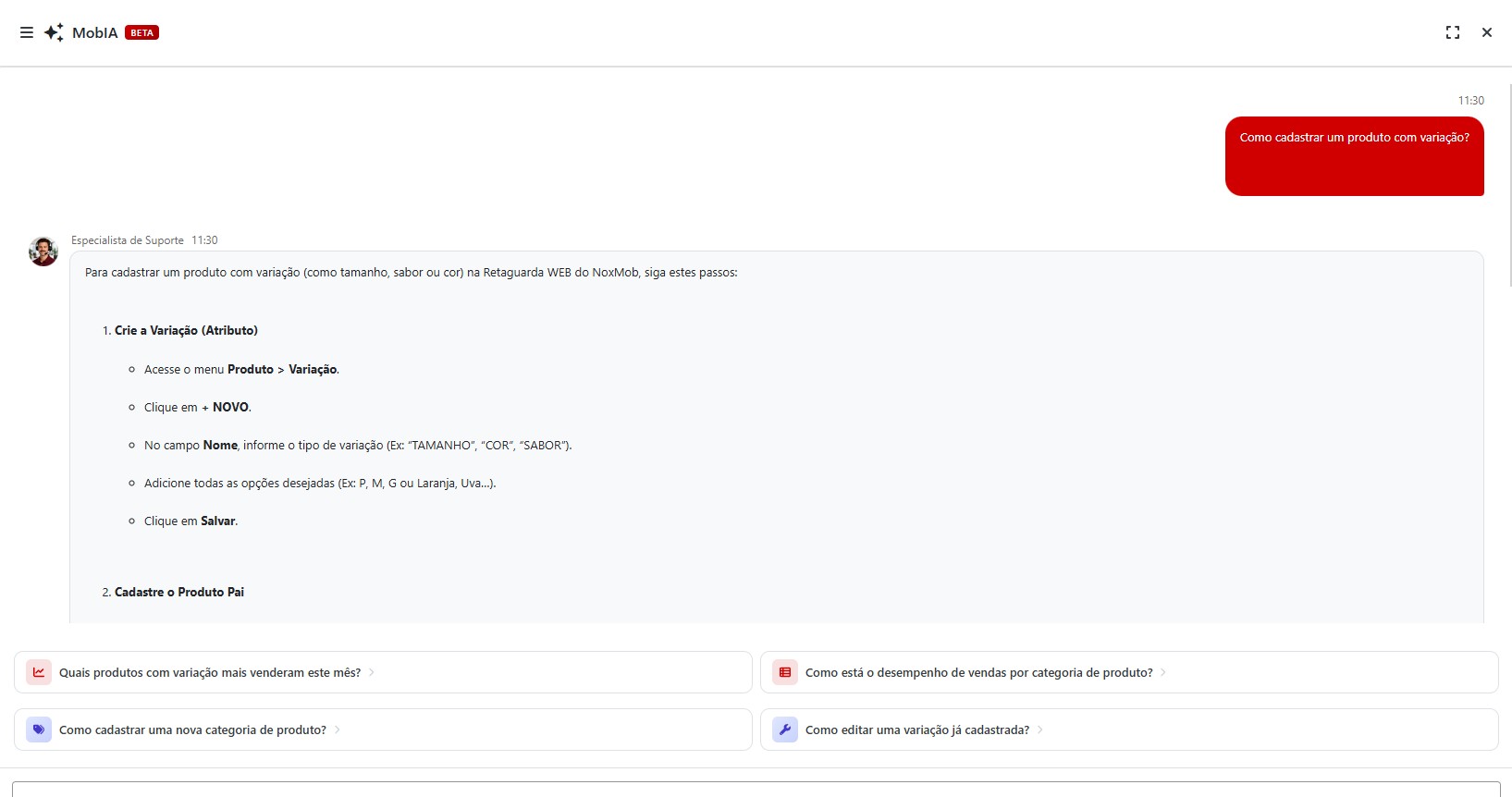 Base de conhecimento?